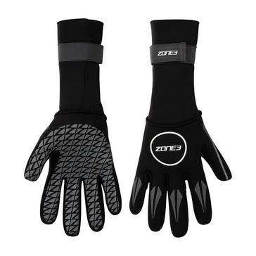 Black Zone 3 Neoprene Swim Gloves