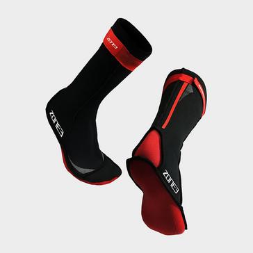 Black Zone 3 Neoprene Swim Socks