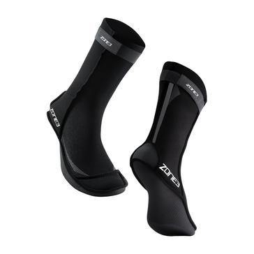 Black Zone 3 Neoprene Swim Socks