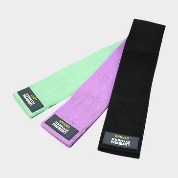 Multi Urban fitness Fabric Resistance Band Loop 3 Pack