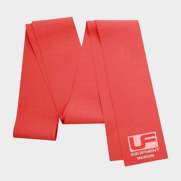 Red Urban fitness 2M TPE Resistance Band Medium