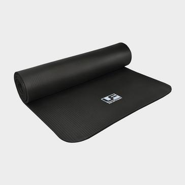 Black Urban fitness NBR Fitness Mat 10mm