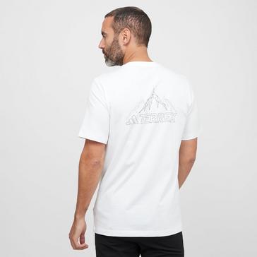 White adidas Terrex Men's Graphic Tee