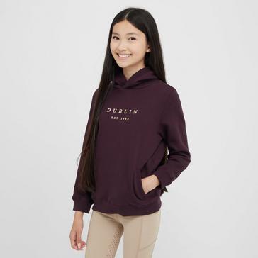 Brown Dublin Kid's Lilah Lurex Logo Hoodie