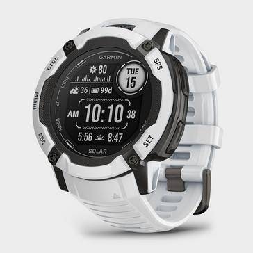 White Garmin Instinct® 2X Solar Multi-Sport GPS Smartwatch