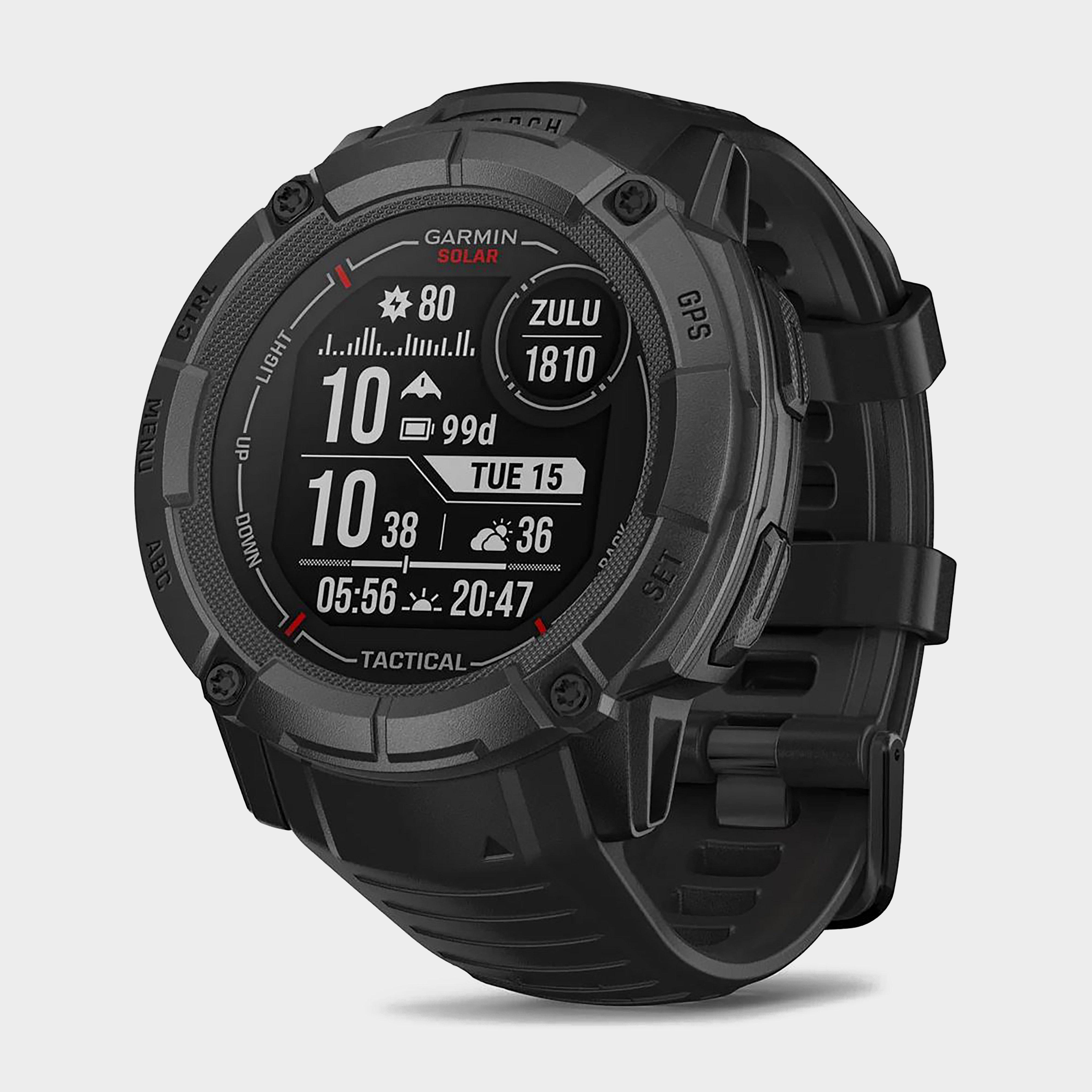 Garmin Instinct® 2X Solar Tactical Edition Multi-Sport GPS Smartwatch | Blacks Garmin Instinct® 2X Solar Tactical Edition Multi-Sport GPS Smartwatch | Blacks