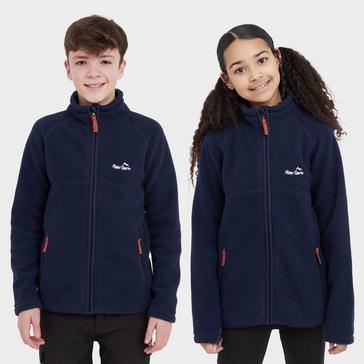 Navy Peter Storm Kids’ Full Zip Borg Fleece