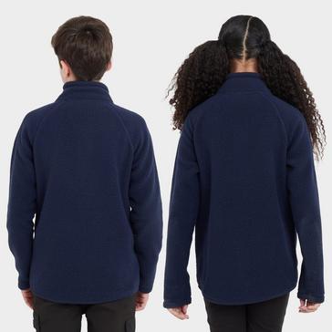 Navy Peter Storm Kids’ Full Zip Borg Fleece