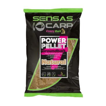 Brown Sensas Power Pellet Plus Fishing Groundbait 2kg