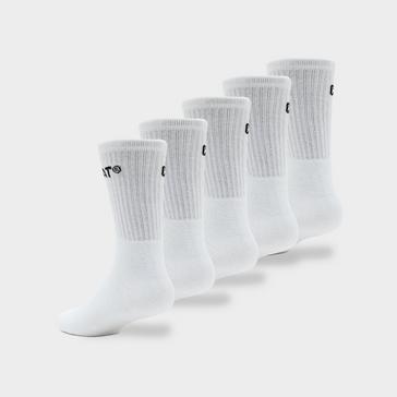 White CAT Premium Work Socks Pack of 5