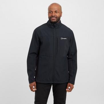 Black Berghaus Men's Ghlas 3.0 Softshell Jacket
