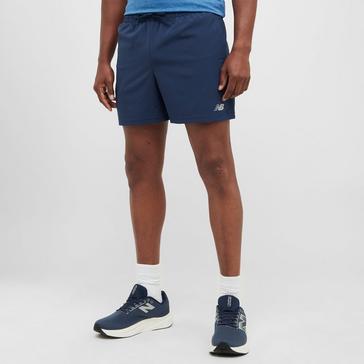 Navy New Balance Men’s Sports Essentials Shorts 5 Inch