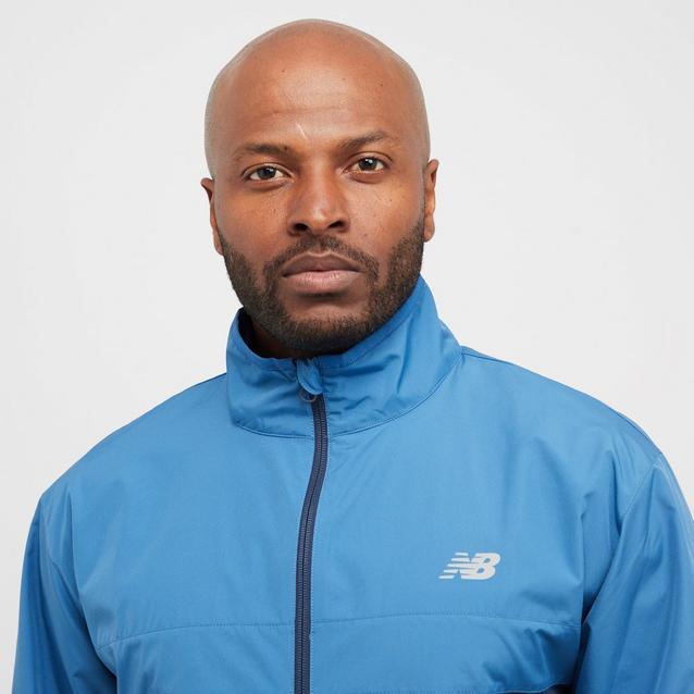 New balance windbreaker blue on sale