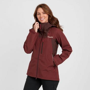 Red Berghaus Women’s Ridge-Seeker Waterproof Jacket