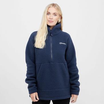 Blue Berghaus Women’s Hawksker Half Zip Fleece