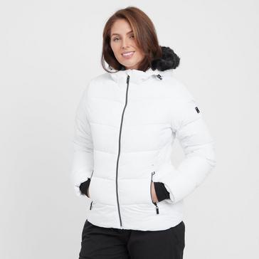 White Dare 2B Women's Glamourize V Baffled Ski Jacket