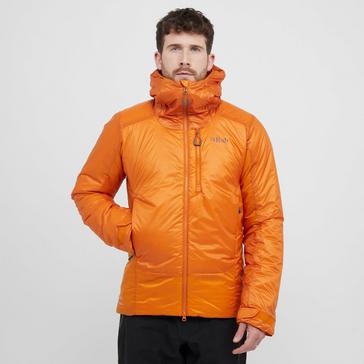 Orange Rab Men's Generator Alpine Jacket