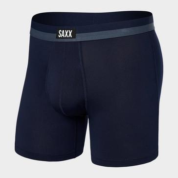 Navy Saxx Men’s Sport Mesh Boxer Briefs