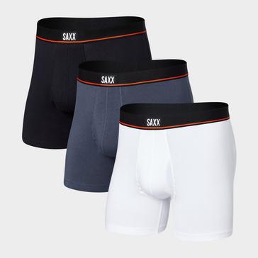 Multi Saxx Men’s Non-Stop Stretch Boxer Briefs Pack of Three