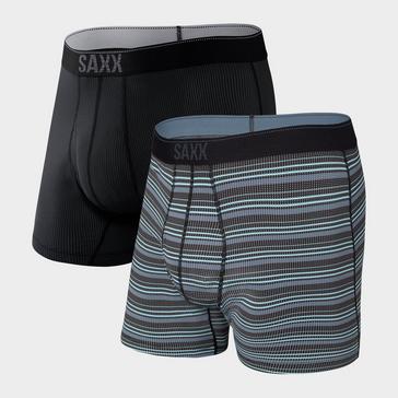 Multi Saxx Men’s Quest Quick-Dry Mesh Boxer Shorts Pack of Two