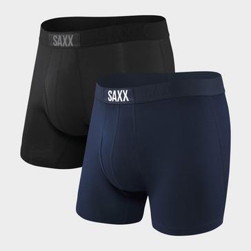 Multi Saxx Men's Ultra Soft Boxer Briefs Pack of Two