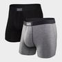 MULTI Saxx Men's Vibe Soft Boxer Shorts Pack of Two