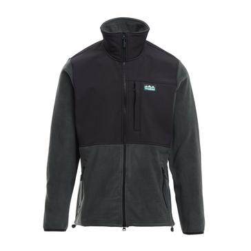 Black Ridgeline Men’s Hybrid Fleece Jacket