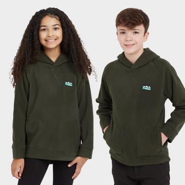 Green Ridgeline Kids’ Northern Pines Fleece Hoodie