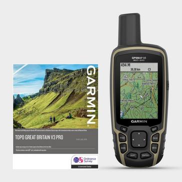 Grey Garmin GPSMAP® 65 Topo Pro GB 1:50 Bundle