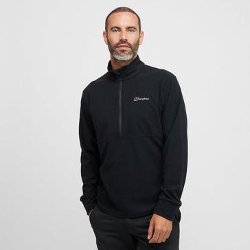 Black Berghaus Men’s Ryten Half-Zip Fleece