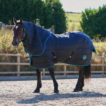 Blue Royal Scot Original 250g Medium Detach-A-Neck Stable Rug Black/Ocean