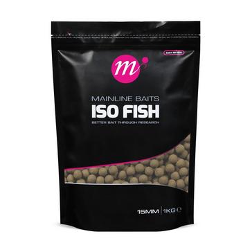 Brown MAINLINE ISO Fish Boilies Shelf Life 15mm 1kg