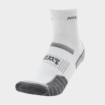 White Hilly Men's Twin Skin Socks