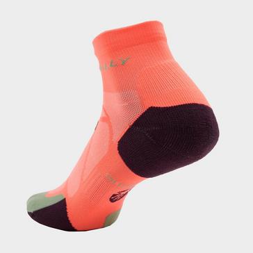 Orange Hilly Women's Marathon Ankle Socks