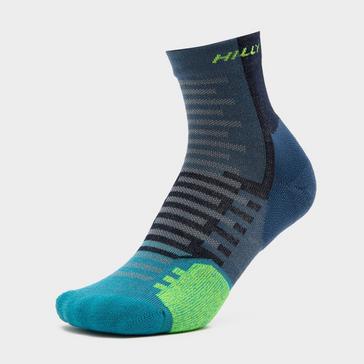 Blue Hilly Women's Active Ankle Socks