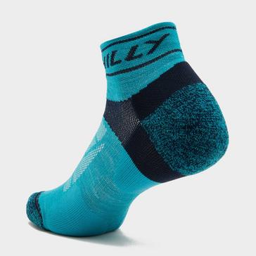 Blue Hilly Women's Trail Quarter Socks