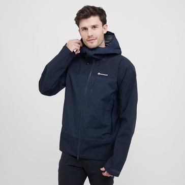 Navy Montane Men's Phase XPD Waterproof Jacket