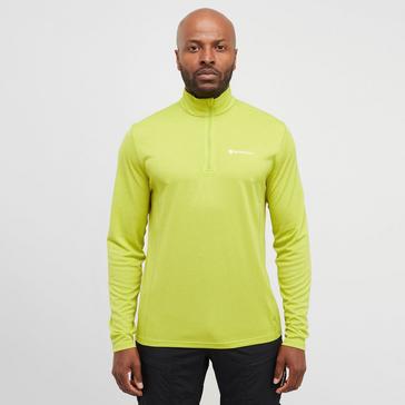 Green Montane Men’s Dart Zip Neck T-Shirt