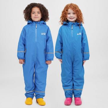 Blue Spotty otter Kids’ Forest Leader Insulated PU Splashsuit