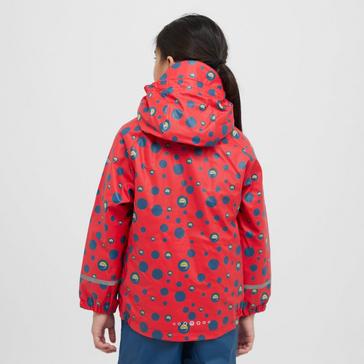 Red Spotty otter Kids’ Forest Leader Insulated Printed PU Jacket