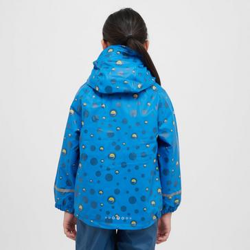 Blue Spotty otter Kids’ Forest Leader Insulated Printed PU Jacket