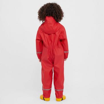 Red Spotty otter Kids’ Forest Ranger PU Waterproof Splashsuit