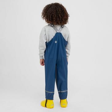 Blue Spotty otter Kids’ Forest Ranger PU Waterproof Dungarees