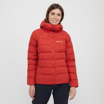 Red Montane Women's Resolve XT Hooded Down Jacket