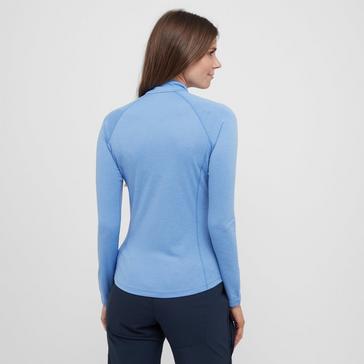 Blue Montane Women's Dart Zip Neck T-Shirt