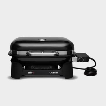 Black Weber Lumin Compact Electric Barbecue