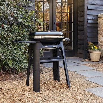 Black Weber Lumin Electric Barbecue With Stand