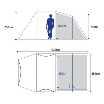  Berghaus Refurbished Air 4 Tent