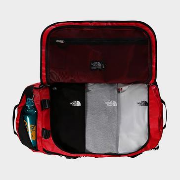 Red The North Face Base Camp Duffel Bag Large