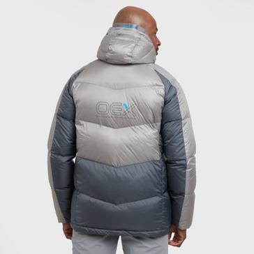 Grey OEX BLUE Men’s Nevis Padded Down Jacket